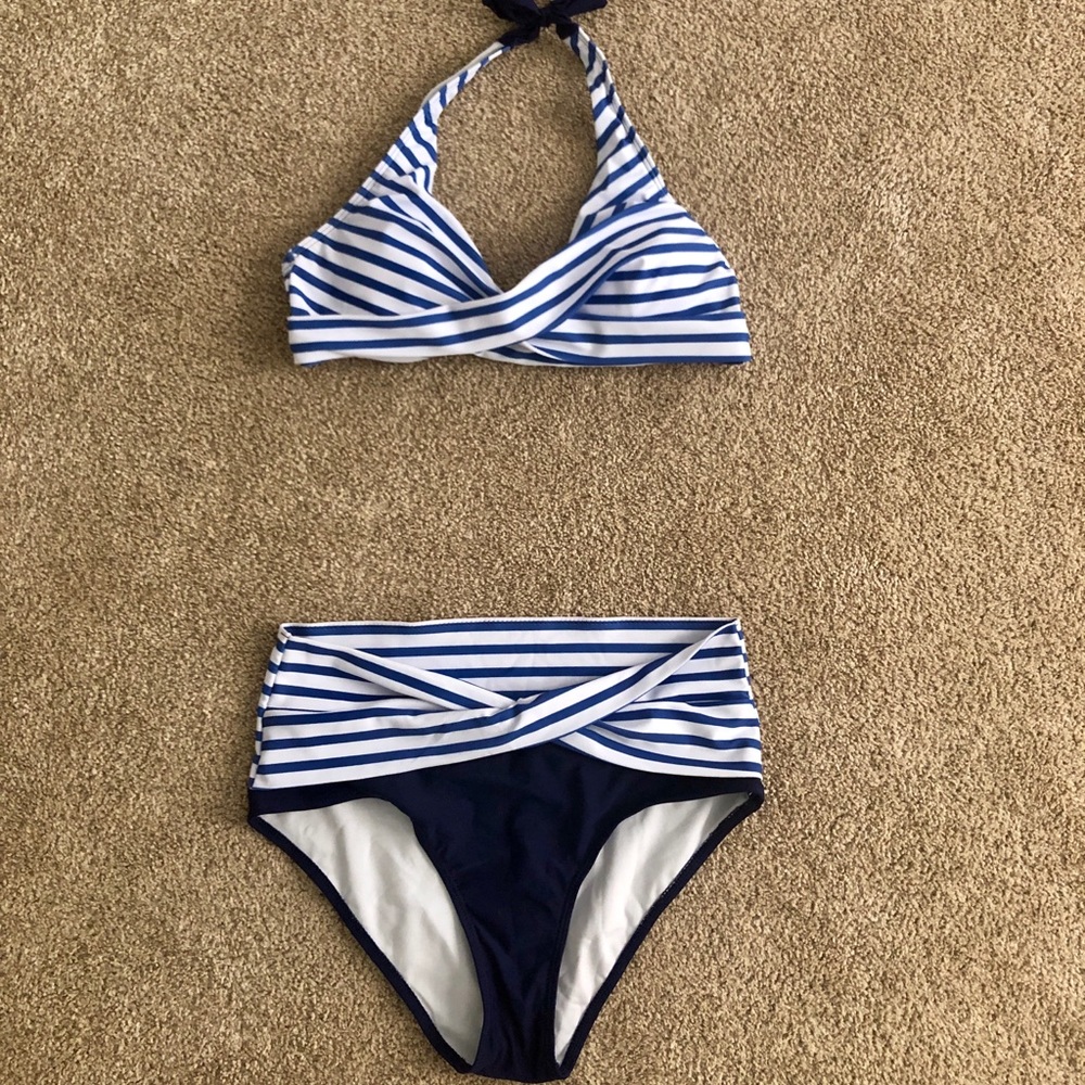 NWOT Amazon high waisted bikini swimsuit